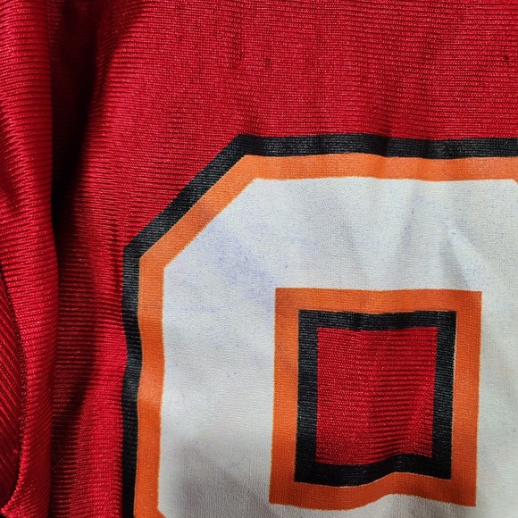 NFL Warren Sapp 99 Tampa Bay Buccaneers Jersey Red size Large - Picture 8 of 8